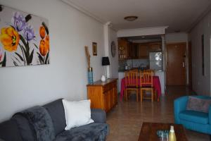 Aguamarina apartment, Cabo roigにあるシーティングエリア