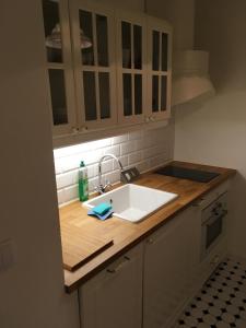 A kitchen or kitchenette at Alte Post Greifenstein Még 37 kép