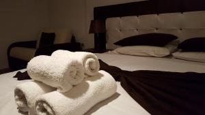 Postel nebo postele na pokoji v ubytování Hotel Livia