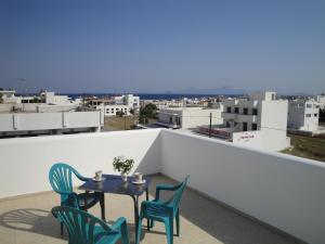 Rõdu või terrass majutusasutuses Agrellis Apartments
