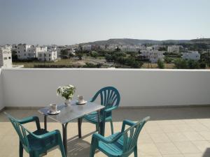 Balkón alebo terasa v ubytovaní Agrellis Apartments