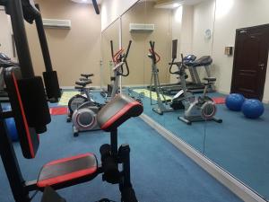 Fitness centrum a/nebo fitness zařízení v ubytování Royal Gardens Hotel