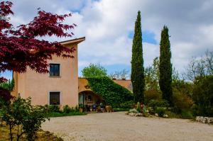 a large house with trees in front of it at Casa Cerqua Landi in Itri