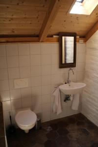 Koupelna v ubytování Cirfandli Vendégház