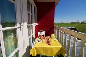 Balkón nebo terasa v ubytování Bed & Breakfast "Bij Lucie"