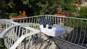 Balkón nebo terasa v ubytování Apartments Bianki