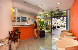 Vstupní hala nebo recepce v ubytování Hotel Antares