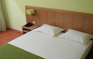 Cama ou camas em um quarto em Viseu Garden Hotel