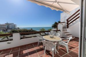 Balcon ou terrasse dans l'établissement Villas Flamenco Beach Conil
