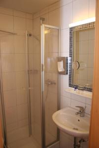 Koupelna v ubytování Hotel Petersen