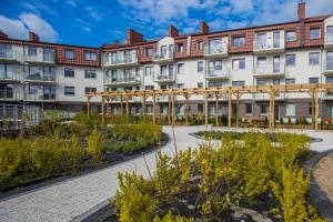 Das Gebäude in dem sich die Ferienwohnung befindet