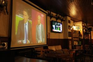 Televiisor ja/või meelelahutuskeskus majutusasutuses Fiddlestone Bar and B&B
