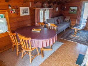 Posezení v ubytování Chalet Alphütte