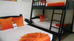 Voodi või voodid majutusasutuse Hotel Colonial toas