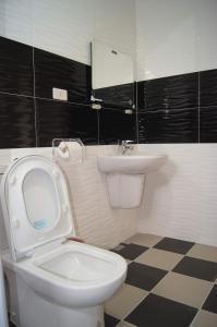 Koupelna v ubytování Shimmer B&B