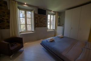 TV a/nebo společenská místnost v ubytování Art Boutique Hotel Acchiappasogni
