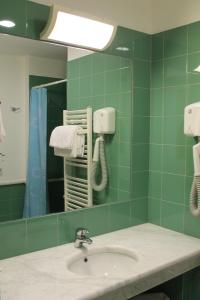 Kúpeľňa v ubytovaní Hotel Portavaldera