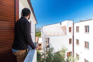 Rõdu või terrass majutusasutuses Hotel Il Querceto