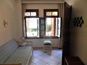 Χώρος καθιστικού στο Villa Electra