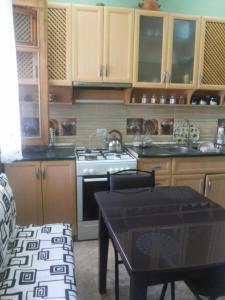 Kuchyň nebo kuchyňský kout v ubytování Guesthouse Zeinabi
