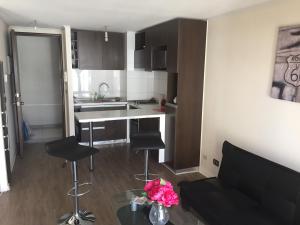 Η κουζίνα ή μικρή κουζίνα στο Departamento Vergara
