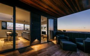 Posezení v ubytování Villas Waiheke