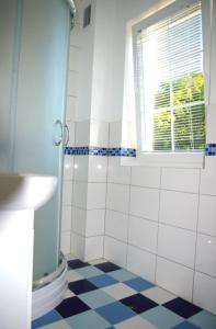 Koupelna v ubytování Villa Pod Żaglami