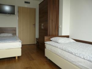 Posteľ alebo postele v izbe v ubytovaní Amber House