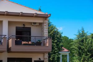 Balkón nebo terasa v ubytování Meltemi Villa