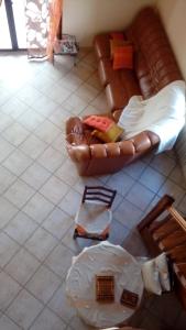 Posezení v ubytování Ferme des Capellous