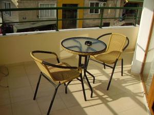 Balkón nebo terasa v ubytování Family Hotel Bistritsa