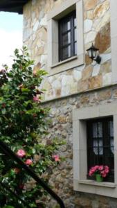 A garden outside La Casina de Celorio
