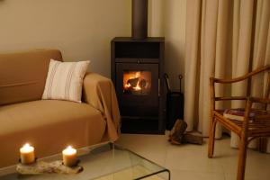A seating area at Chryssi myHome