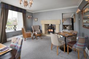 A seating area at The Dunstanburgh Castle Hotel 