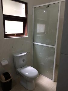 Koupelna v ubytování Unawatuna Beach Bungalow -