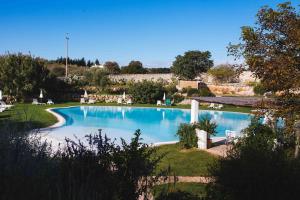 
The swimming pool at or near Masseria Cervarolo
