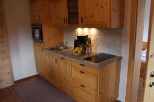 Kuchyň nebo kuchyňský kout v ubytování Bauernhof Mödling