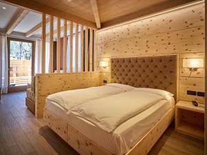 Katil atau katil-katil dalam bilik di Hotel Garni My Ledro