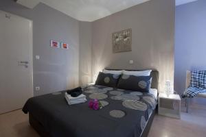 Posteľ alebo postele v izbe v ubytovaní Apartmani Ivanov Poljana