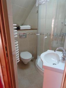 Koupelna v ubytování Villa Bialka & Spa