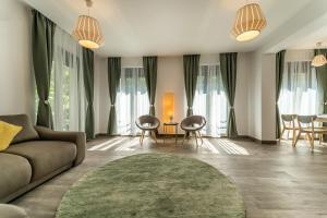 O zonă de relaxare la Vila Cotroceni Boutique Apartments