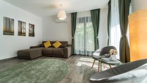 O zonă de relaxare la Vila Cotroceni Boutique Apartments