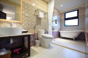Koupelna v ubytování Taroko Mountain View B&B + 37 fotografií