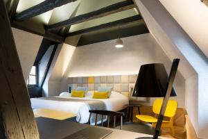 Posezení v ubytování Hotel Le Colombier Suites