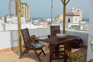 Balkon lub taras w obiekcie Apartamento El Mirador de Cadiz