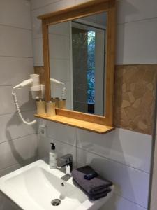 Koupelna v ubytování Landhaus Thome