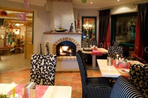 A seating area at Pension Alexandra