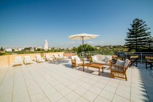 Balkón nebo terasa v ubytování Roxani Hotel