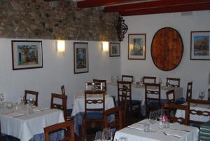 En restaurang eller annat matställe på Appartamenti Corneliani