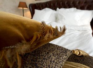 Voodi või voodid majutusasutuse Eriksberg Hotel & Nature Reserve toas